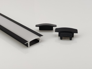 Thiết Kế Mới W17 * H6Mm Tuyến Tính LED Hồ Sơ Ánh Sáng Nhôm Đùn T5 Temper Anodizing Cong Máy Tính Khuếch Tán Nhúng Gắn - Product Image 3