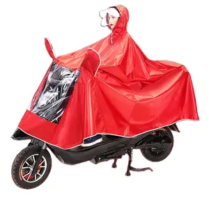 Raincoat long whole body rainstormproof men and women single battery electric vehicle poncho and riding rain equipment