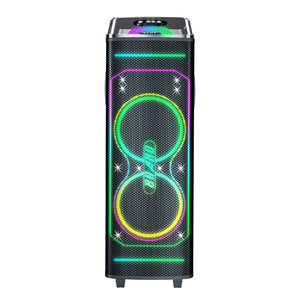 Kép 10 inch corneta amplificada amplificada di động Đảng DJ không dây xe đẩy RGB màu xanh Loa răng 120W - Product Image 5