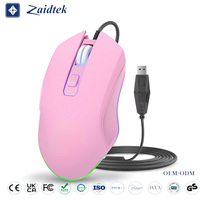 Souris de jeu optique ergonomique filaire USB rétroéclairée à LED pour droitiers, best-seller pour ordinateurs portables et de bureau