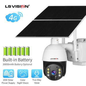 LS VISION-cámara PTZ de detección humana <span class=keywords><strong>continua</strong></span>, 24 horas de grabación, batería de 1080P, alimentada por energía Solar, 4G, para exteriores - Product Image 1