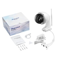 Kamera CCTV Dome IP Keamanan Luar Ruangan Camhi 2.5" 2.4g 5g Wifi 4G Ptz Metal 5MP Ai Pelacakan Otomatis Zoom Optik 5X 8MP 4K