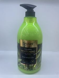 Sıcak Fırsat Ferahlatıcı Parfümlü Yeşil Çay Kolajenli Vücut Yıkama Jeli Nazik Peeling Etkili Duş Jeli Derinlemesine Temizleyici Beyazlatıcı Nemlendirici - Product Image 5