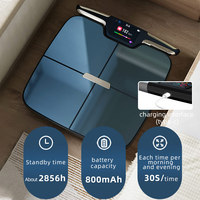 Échelles de graisse corporelle numériques intelligentes de précision professionnelle de haute précision 8 électrodes Rohs balance de poids électronique analyse corporelle