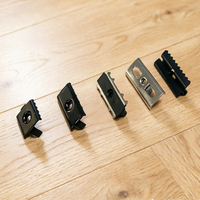 Clips de fixation modernes, écologiques, résistants à l'eau et durables en acier inoxydable pour terrasses en WPC, installation facile, clip de positionnement