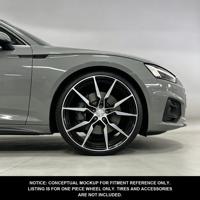 Sur mesure 12000T Forgé |   Norme DOT |   Jantes multi-branches noires brillantes usinées pour Audi A6 A7, MOQ 4 S1-00048 18-24