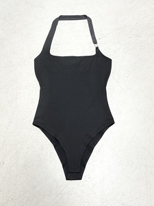 Combinaison moulante sexy à bretelles et col halter pour femme, en tricot, pour l'été, contrôle du ventre, tenue de soirée et clubbing - Product Image 2