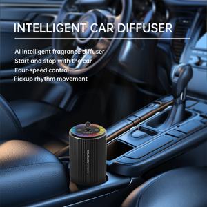 Difusor de Aromaterapia para Coche con Luces RGB de Proyección, USB 5V, 50ml, 1.5W, Nuevo Diseño, Música con Movimiento, Aceite Esencial sin Agua para Hoteles - Product Image 4