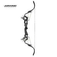 Arc à poulies/récurvé CNC Junxing Onaida Green Arrow Series avec corps d'arc et groupe de roues CNC pour hommes et femmes