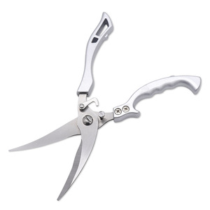 <b>Kitchen</b> <b>Scissors</b> Stainless Steel Straight Head For Home Use Multi Purpose Cutting Tool - Product Image 2