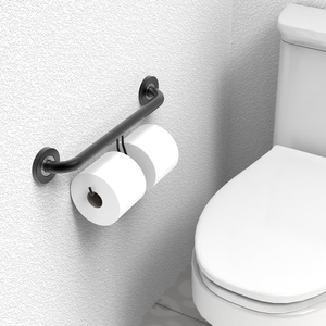 Barre d'assistance de salle de bain antidérapante de qualité médicale avec double rangement <span class=keywords><strong>Mega</strong></span> Roll et montage sur goujon - Product Image 4