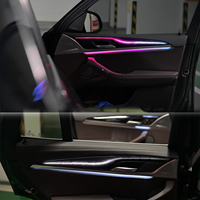 27 LED pour l'éclairage d'ambiance intérieur de voiture, compatibles avec BMW X3 X4, écran modèle Galaxy, bouton CD, contrôle par application, livraison en 5 jours