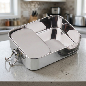 Stainless Steel <b>Lunch</b> <b>Box</b> with Snacks Container - Product Image 4