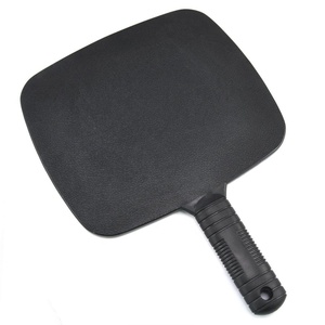 Pelo <span class=keywords><strong>de</strong></span> la belleza del Salón <span class=keywords><strong>de</strong></span> los espejos <span class=keywords><strong>de</strong></span> mano negro espejo compacto cosmético espejo - Product Image 2