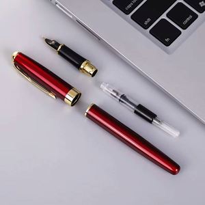 High Quality Metal Fountain <b>Pen</b> Luxury Writing Diameter 0.7mm Fountain <b>Pen</b> Vacuum Filling for Business and Corporate Promotion - Product Image 4