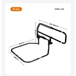 Professional Supplier Portable Elderly Patient Care Medical Anti-Slip Bed Assist Rail Grab Bar Handrail - Product Image 6