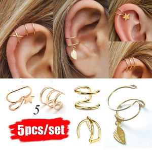 Canner — boucles d'oreilles pour femmes, bijoux à la mode, croisé, manchette, plaqué or, simple, <span class=keywords><strong>Piercing</strong></span>, 2021 - Product Image 4