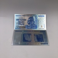 Ot-billetes de 100 trillones de dólares, billetes de plata y oro para colección