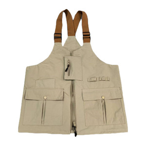 Gilet fonctionnel pour homme, kaki, grandes poches, vêtements de travail en plein air, vêtement de superposition, unisexe adulte - Product Image 4