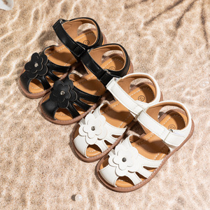 Nouvelles sandales d'été pour filles, style princesse, à bout fermé, en cuir PU, pour bébés et enfants - Product Image 1