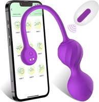 Vibrateur télécommandé via application, œuf vibrant portable, boules de Kegel pour femmes, exercices du plancher pelvien
