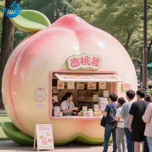Escultura de Cafetería Personalizada para Exteriores, Estilo Internet-Famous, para Área de Comida, Puesto de Venta Comercial en la Calle - Product Image 2