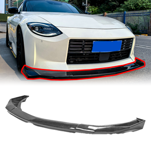 2022 Nissan RZ34 Fairlady Z Late EPA V Tipo Real Dry Carbon Front Lip Bumper Protector Exterior Car Accesorio Body Kit - Product Image 1