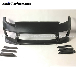 Pare-chocs avant en fibre de carbone style Webersport pour Nissan <span class=keywords><strong>370Z</strong></span> Z34 2009-2020 Kit de carrosserie - Product Image 4