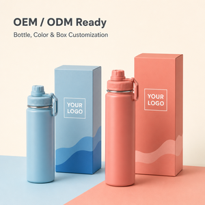 Bouteille d'eau isotherme en acier inoxydable à double paroi, gourde thermos portable sous vide, avec couvercles et pailles, idéale comme cadeau - Product Image 3