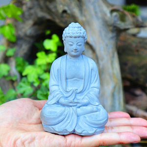 DIY Grand Bouddha Moule en Silicone Bougie <span class=keywords><strong>Cire</strong></span> Moules Gypse Béton Statue Moule Maison Jardin Décorations Artisanat Moule Faire Outils - Product Image 6