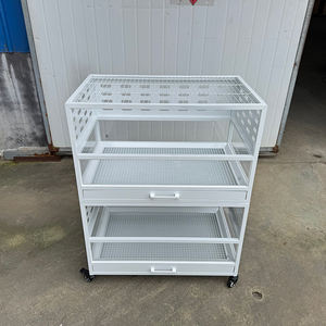 <span class=keywords><strong>Cage</strong></span> pour petits animaux en métal durable, plateau en métal portable, pour l'élevage de cochons d'Inde - Product Image 3