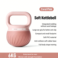 Kettlebell en PVC souple rempli de sable pour l'entraînement de force et la remise en forme à domicile