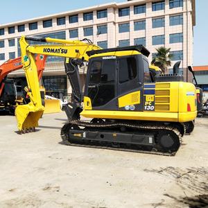 Excavadora usada Komatsu de segunda mano PC130 EPA CE original de Japón casi nueva, excavadora agrícola de segunda mano de 13 toneladas, PC130, en stock - Product Image 3