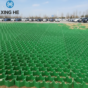 Dalles hexagonales en plastique emboîtables vert-noir, grille alvéolée pour <span class=keywords><strong>allée</strong></span>, aménagement paysager, gazon et drainage - Product Image 4