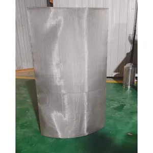 Custom New Condition 0.5-50 Micron Stainless Steel Triangular Woven Wire Mesh Filter Elements Industrial Filtration Equipment