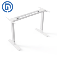 Bureau d'étude en acier à double moteur réglable en hauteur Lumbar Boost Optimiseur d'espace de travail sur mesure pour le bureau et la chambre à coucher Utilisation améliorée