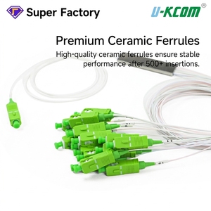 <span class=keywords><strong>Prix</strong></span> usine 1x8 1x16 1x32 Mini Splitter PLC en tube d'acier SC APC pour réseau FTTX FTTH PON UKCOM/OEM - Product Image 3