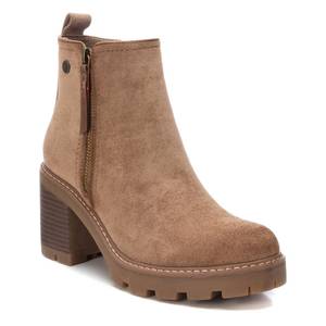 Botines taupe con cremallera en el talón para mujer Refresh - Product Image 2