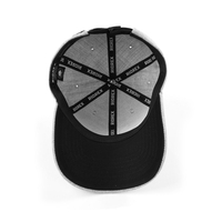 Chapeaux Conception Personnalisée Impression Logo 6 Panneau Sport Extérieur Gris Casquette de Baseball pour Adulte