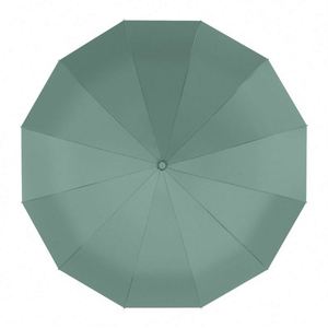 Parapluie automatique de voyage pliable en 3 sections avec protection UV et impression de logo personnalisé, modèle Custom-C009, vente en gros, ouverture et fermeture automatiques 12K - Product Image 3