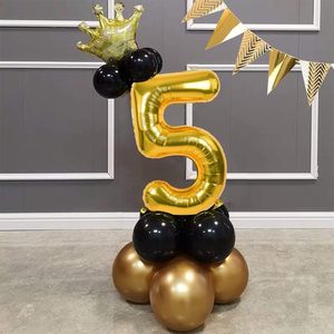 Giant 32 Inch Number Foil <b>Balloon</b> for Birthday <b>Graduation</b> & Chinese New Year Party Decorations - Product Image 5