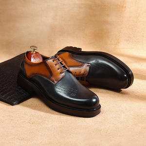 Nouvelles Bottes d'Hiver Montantes Classiques Polyvalentes Décontractées pour Hommes, Imperméables en Cuir Véritable, Rehaussantes, pour le Travail en Extérieur et le Sport - Product Image 4