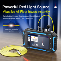 NOYAFA NF-982 Probador de Fibra Óptica OTDR Multifunción con Fuente de Luz OPM VFL y Prueba de Cable de Red PoE