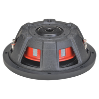 Subwoofer de voiture fin de 10 pouces, double bobine de 4 ohms, 250 W RMS, bobine de 2 pouces en fibre de carbone, pour caisson audio de voiture DIY 1050-135