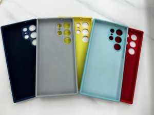 Fundas de Silicona Real Anti-Huellas de Color Puro para Teléfonos Móviles Samsung, <span class=keywords><strong>Oppo</strong></span>, Redmi y Vivo al por Mayor - Product Image 2