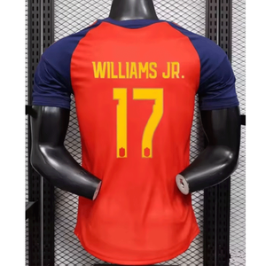 Camiseta de España 2026, Versión Local Williams, Versión Visitante Pedri, Versión Aficionado Yamal, Versión Jugador, Adulto <span class=keywords><strong>Rodrigo</strong></span>, Niños - Product Image 3