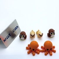 Modèle d'animal miniature en PLA imprimé en 3D en usine, jouet pour animaux de compagnie fait à la main, poupée de dessin animé de Noël, échantillon gratuit pour enfants