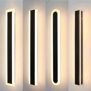 Lámpara de Pared Moderna <span class=keywords><strong>para</strong></span> <span class=keywords><strong>Porche</strong></span>, Interior y <span class=keywords><strong>Exterior</strong></span>, de Acero Inoxidable, Impermeable, con LED, <span class=keywords><strong>para</strong></span> Jardín - Product Image 1