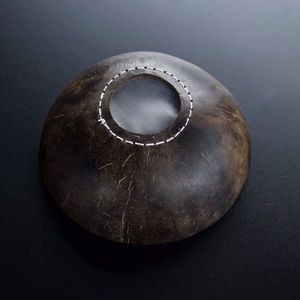 Handmade Coconut Shell <b>Tea</b> Strainer Reusable Matte Finish <b>Tea</b> Infuser For Kung Fu <b>Tea</b> <b>Set</b> - Product Image 3