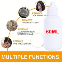 Colle pour perruque en dentelle imperméable à séchage rapide, spéciale coiffure, résistante à la transpiration, fabriquée en Chine